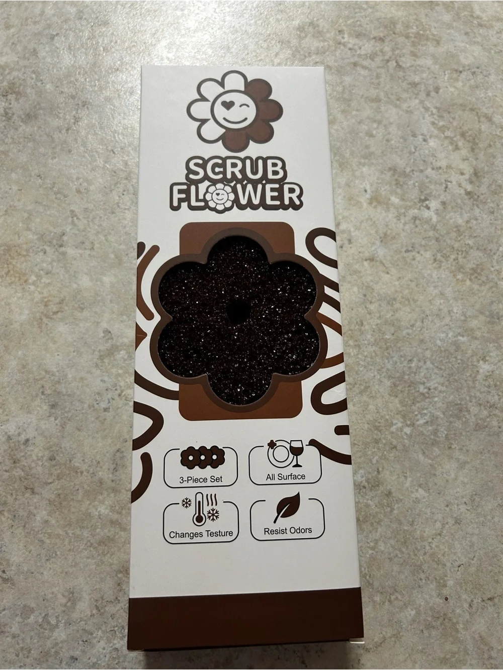 Brown Cleaning Scrubber